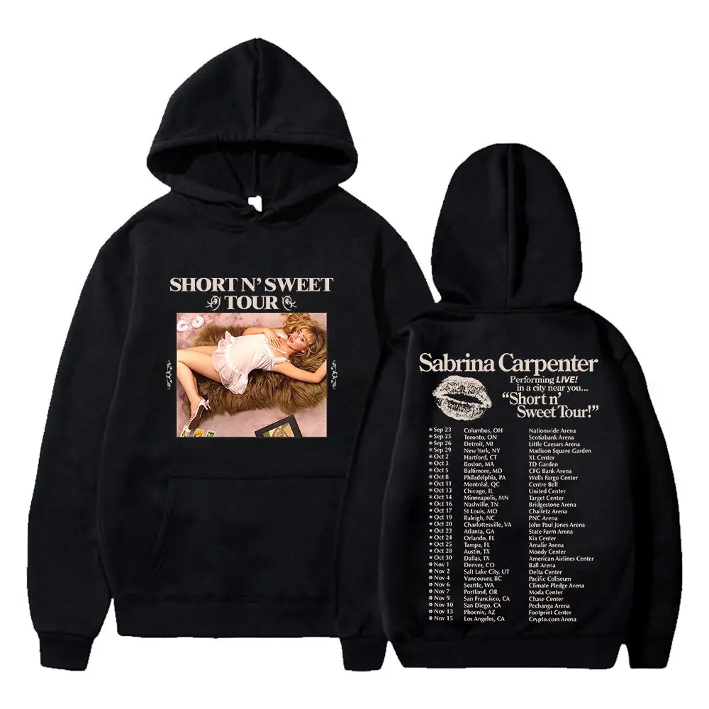 

Sabrina Carpenter Short n' Sweet Tour 2024 Merch Hoodies Unisex Hooded Sweatshirt Casual Clothing