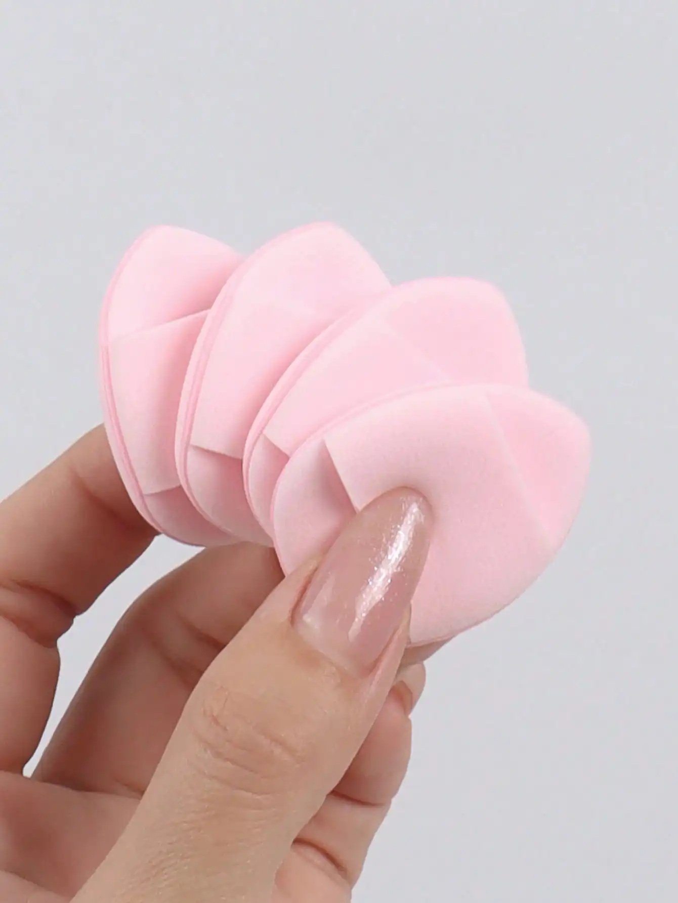 طقم نفث بودرة مكياج صغير بحجم الإصبع ، بما في ذلك إسفنجة بوسادة هوائية ، إسفنجة هجينة خالية من اللاتكس ، نفخة مكياج لـ Liq ، 10 ange #6