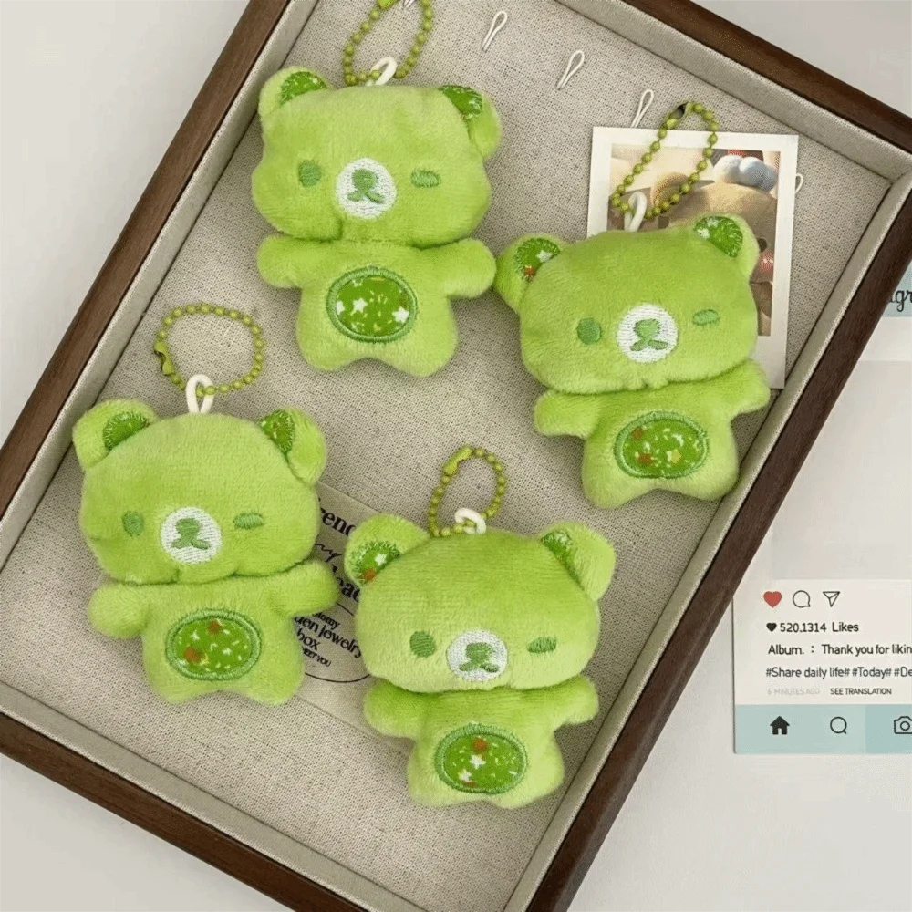 

Милый брелок серии «Дофамин» Rilakkuma, мультяшный мягкий брелок с изображением медведя, брелок для ключей с куклой Lazybear, подвеска на рюкзак