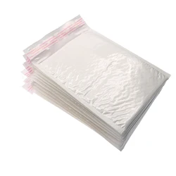 Paquete de 10 sobres de regalo de espuma de poliestireno, tamaño de bolsa de burbujas blanca impermeable, suministros de oficina escolar, 18x23cm