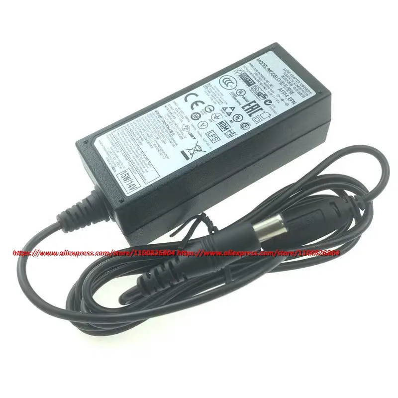 Original AC Adapter Charger For SAMSUNG 14V 1.07A 1.072A 15W A1514_EPN A1514_FPN A1514_DSM Monitor Power Supply