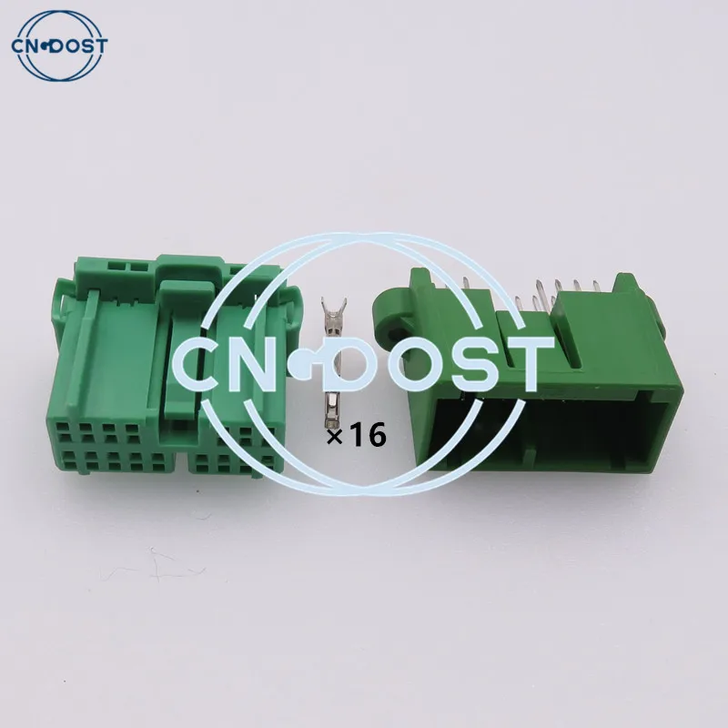 

1 Set 16 Pin IL-AG5-16S-D3C1 Auto Socket PCB Board Connector Plug AC Assembly For Automotive Wiring Wire Cable