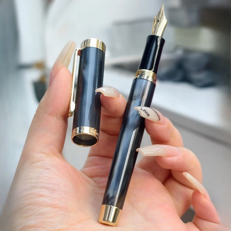 pk-admok-j800-2025-new-pen-huxiaoshan-sky-blue-colors-acrylic-fountain-pens-ef-f-m-05-07-ink-pens-writing-smooth-luxury-gift