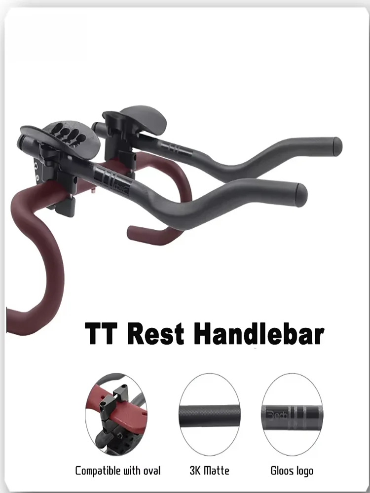 AliExpress DA Road Bike Triathlon Time T1000 Carbon Fiber 35°/55°Angle,380/420mm Length,Internal Routing | For Triathlon Racing& Time Trial