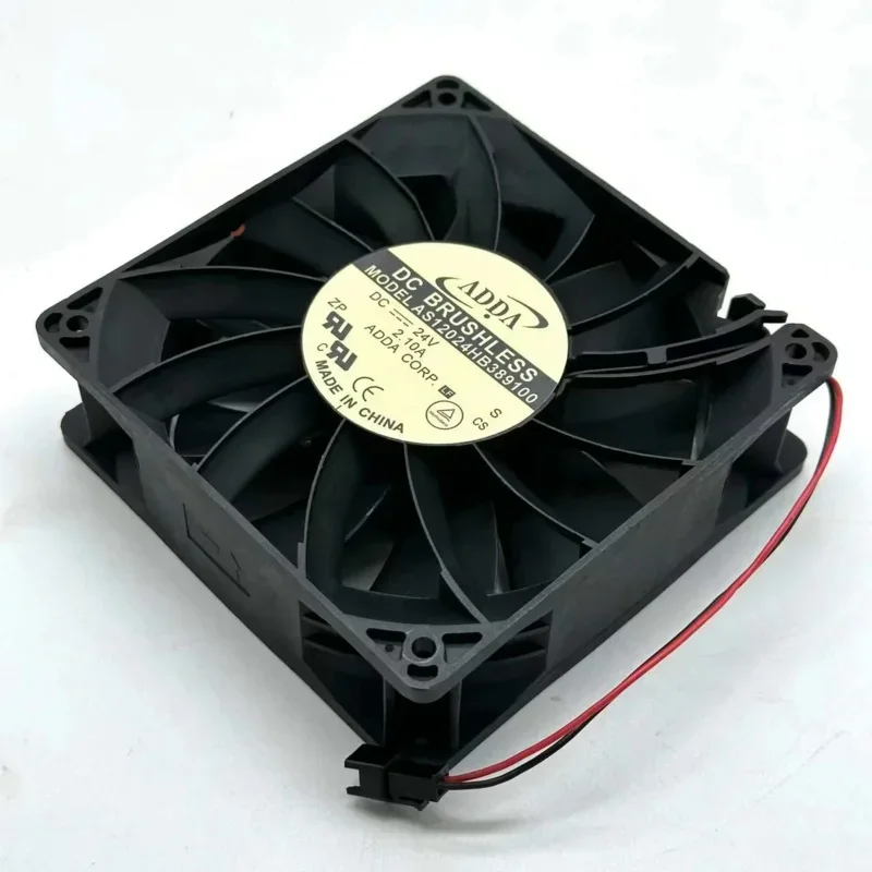 

для ADDA AS12024HB 389100 DC 24V 2.10A 120x120x38mm 2-проводной охлаждающий вентилятор для сервера