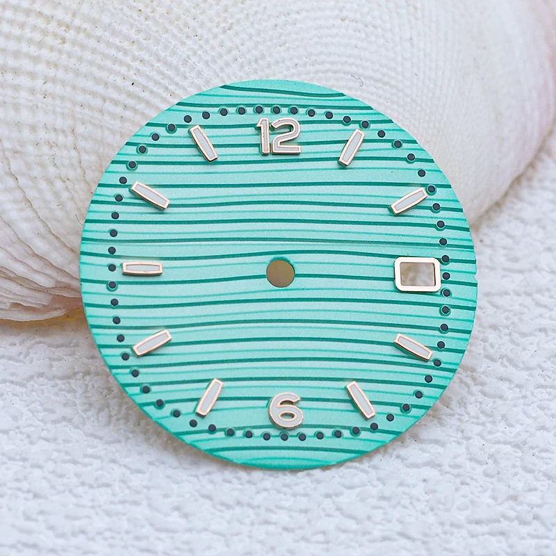 NH35 Dail 28.5mm Dail with Digital Scale Line Fit NH35 7S26 Movement Turtle Abalone SKX007 SKX009 SKX011 SKX173 SRPD Man Watch