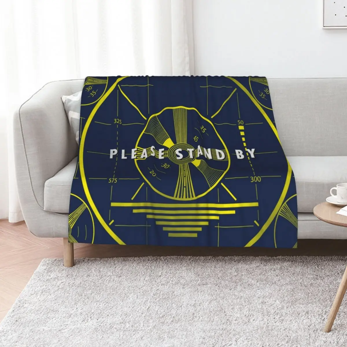 Please Stand By Throw Blanket Fuzzy Plush Throw Blanket for Sofa Chair