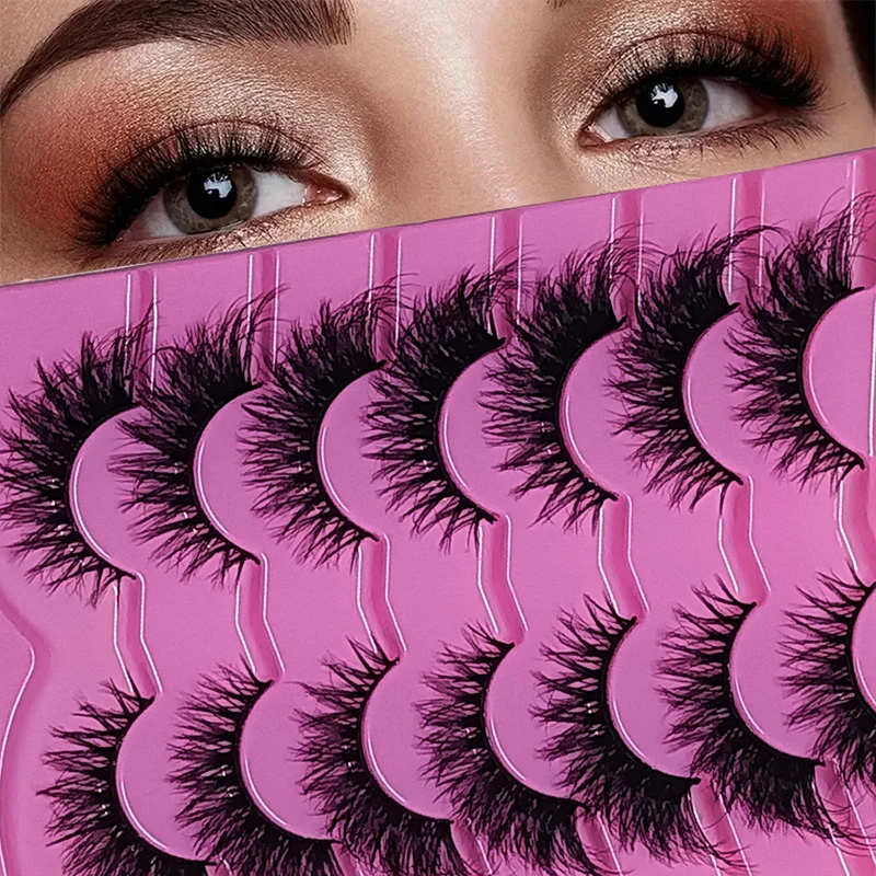 7～8Dのふわふわマンゴーまつげエクステ、自然な見た目で簡単で美しい仕上がり