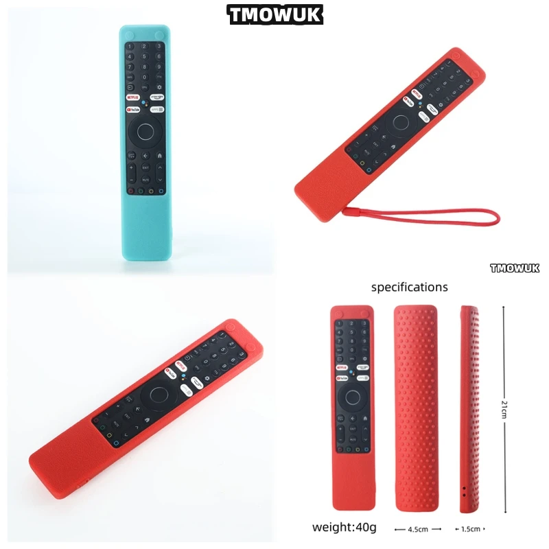 

For XIAOMI TV XMRM-ML 4K QLED Q2 50in 55in 65in TV Remote Control Silicone Protective Cover Case Shockproof Anti-drop