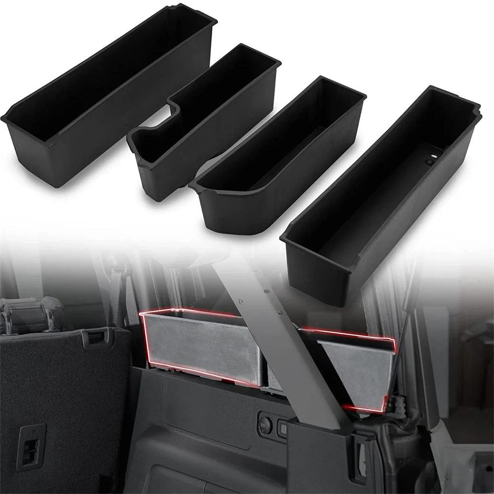 

ABS Car Rear Window Trunk Side Storage Box Organizer for Ford Bronco 4Doors 2021 2022 2023 Interior Accessories