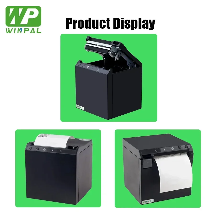 

Новый высококачественный термопринтер для этикеток 80 мм, принтер для счетов, с функцией загрузки бумаги сверху/спереди, сканер и принтер для чеков