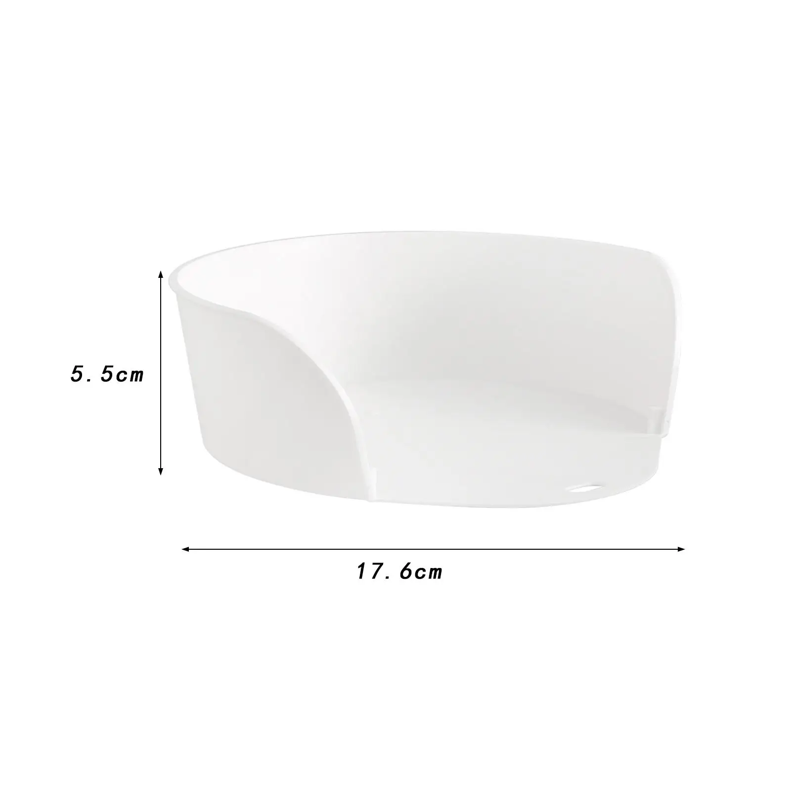 3x Side Dish Plate Convenient Organizer Multifunction Countertop Meal Prep Bowls