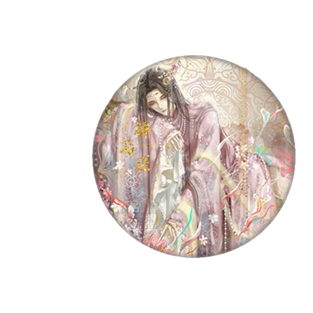 Time Raiders Fine Flash Badge Zhang Qiling Wu Xie Cartoon Character Peripheral Creative Brooch Novel Enthusiast Collection Gifts