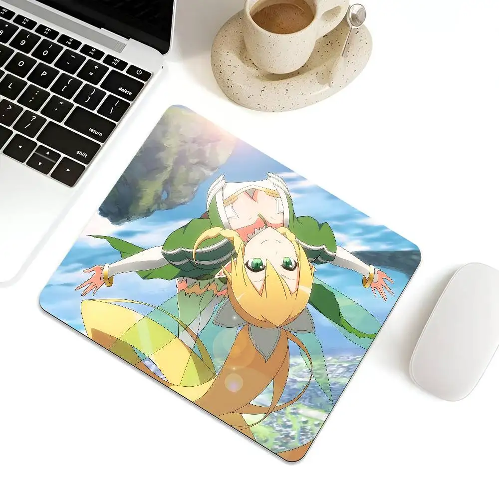Leafa Sword Art Online Mousepad Small LockEdge Mouse Pad For Gamers Computer Desk Pad Rectangular Anti-slip Rubber