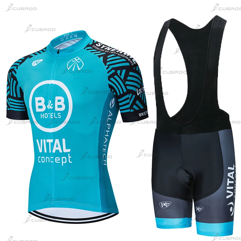 NEW VITAL Cycling Clothing TEAM Jersey Bike Pants Set Ropa Ciclismo Men Summer PRO Bicycle Wear Maillot 20D Bicycling Shorts