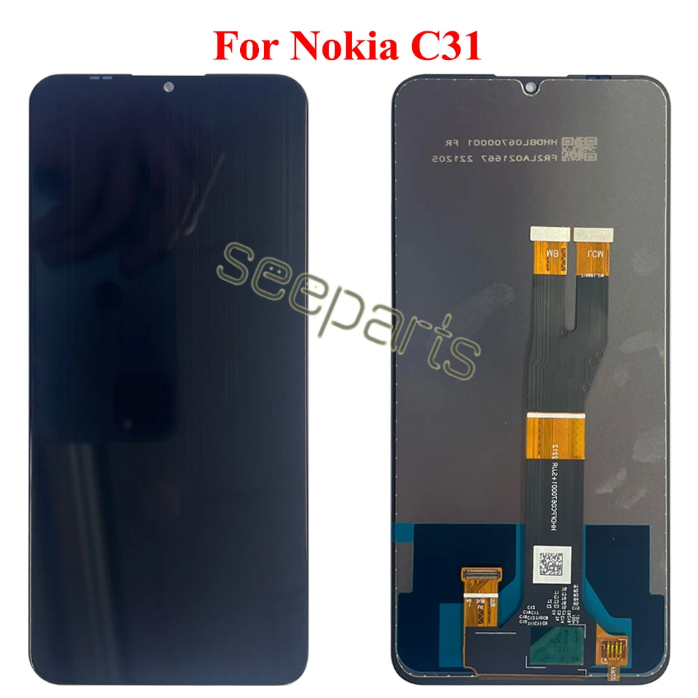 Tested Well For Nokia C21 Lcd TA-1352 1356 Display Touch Screen Digitizer Assembly For Nokia C31 LCD TA-1493 1497 1499 Screen