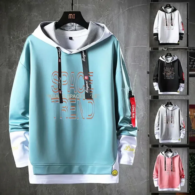 

Pop Spring Autumn Men's Hoodies Hip Hop Fashion Harajuku Streetwear Hoodie Men Casual Men Clothing Prind Long Sleeve Sweatshirts