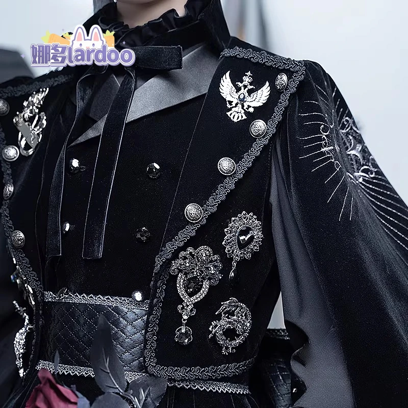 Fantasia Completa de Cosplay S - Anime Cosplay Dress For Men avaliação e preço