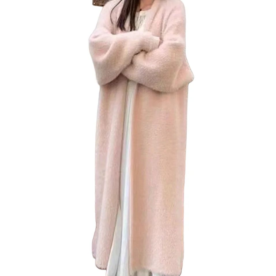 Womens Comfort for Fit Knit Cardigan Coat with Medium Elasticity Suitable for Spring Summer Autumn and Winter Layers