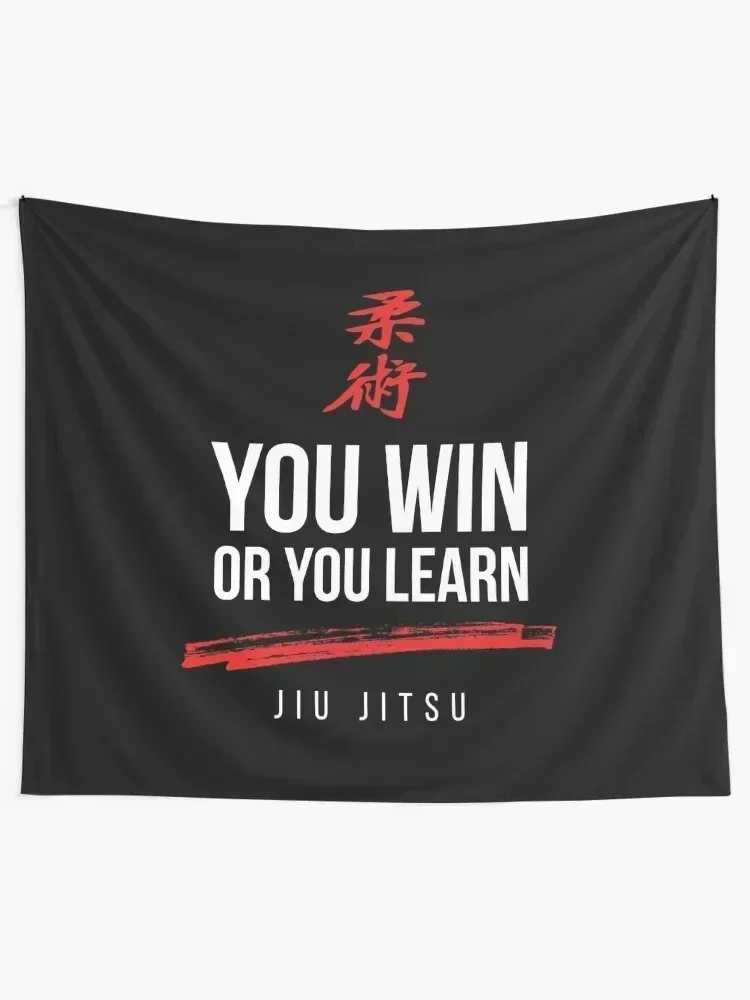 

You Win or You Learn Jiu Jitsu Tapestry Room Decorating Aesthetic For Bedroom Tapestry