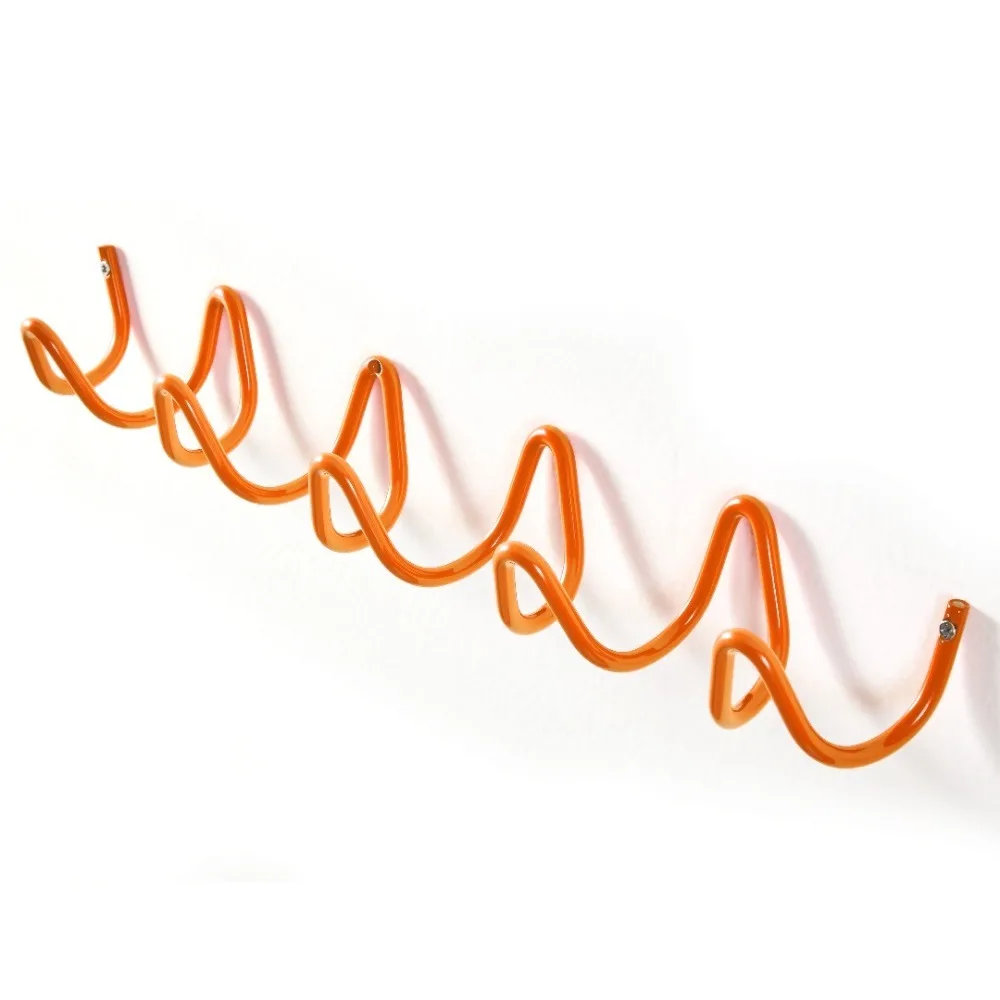 Creative Wave Shape Wave Coat Racks Interior Furniture Metal Wall Organizer Clothes Racks Home
