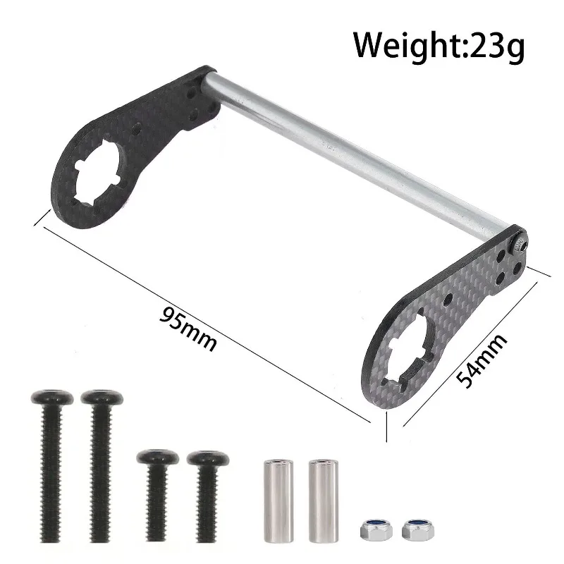 Tamiya CW-01 Chassis Carbon Fiber Rear Shock Mount LY178 (Compatible with Lunch Box & Midnight Pumpkin)