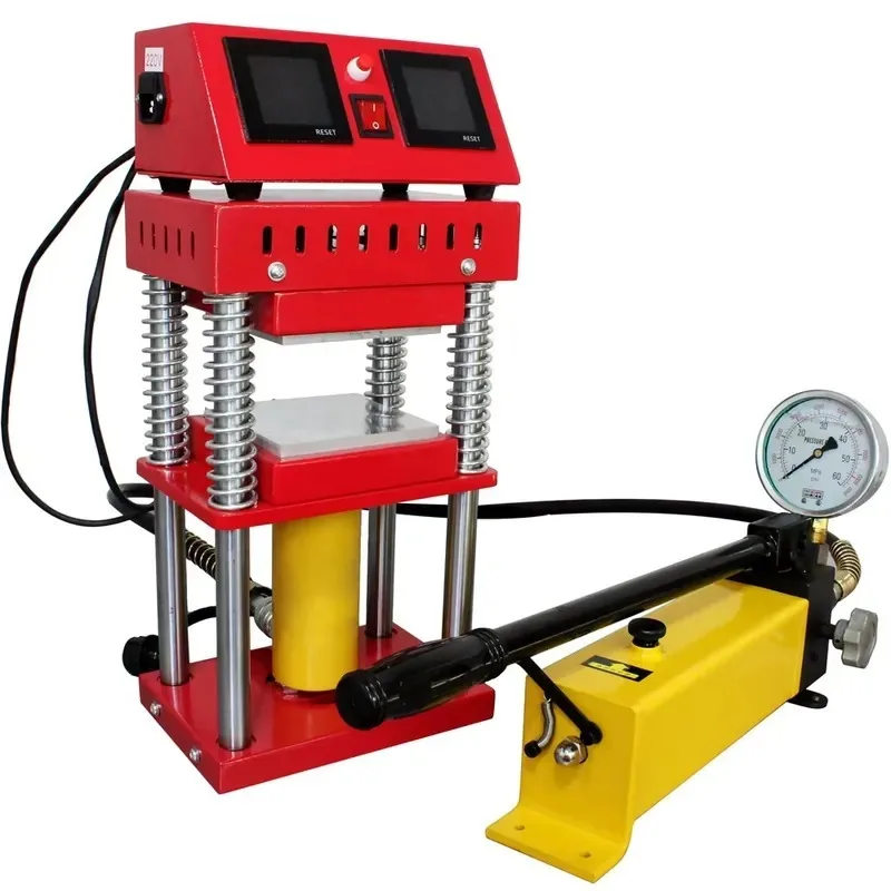 15 Ton Hydraulic Rosin Press hine AR 1701 800 W 4.7 x 4.7 Inch Dual Heating Plates Professional Oil Wax Extracting Tool
