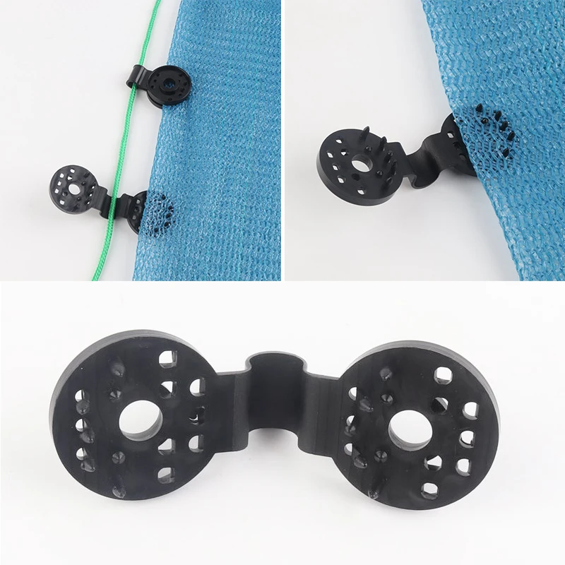 Sunshade Net Clip Agriculture Greenhouse Clamp Curtain Hook Multiple Use Ways Plastic Tongs Insect Proof Net Fixing Clip
