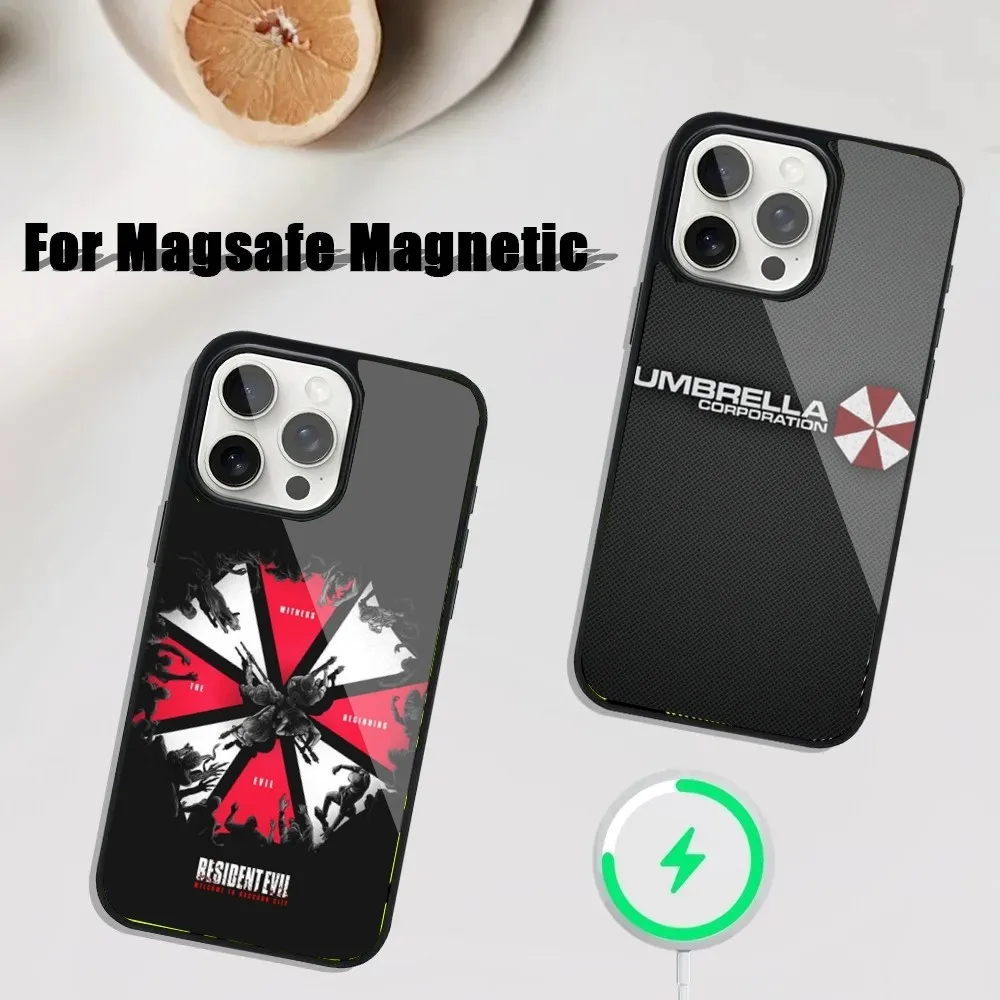 Umbrella C-Corporation  Phone Case For iPhone 16,15,14,13,12,11,Plus,Pro,Max Mini Magsafe Magnetic Wireless Charging