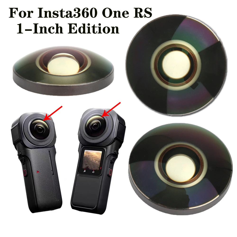 For Insta360 One RS Camera Lens for ONE RS 1-Inch Edition Glass Lens Sport Camera Repair Replacement Accessoires Parts