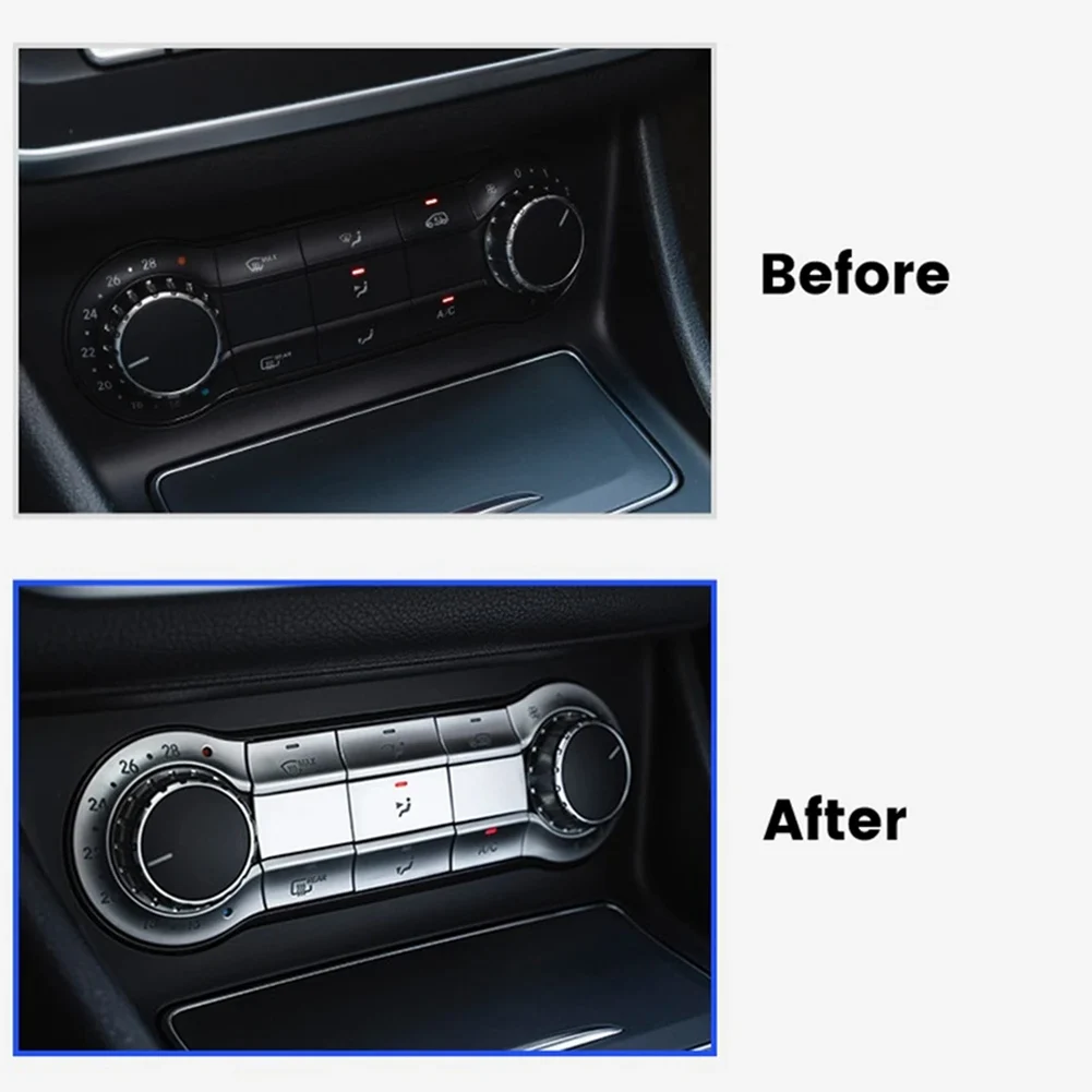1 Set Air Conditioning Buttons Trim For Mercedes C117 X156 For CLA GLA 200 250 13-2018 Central Air Conditioning Button Patch