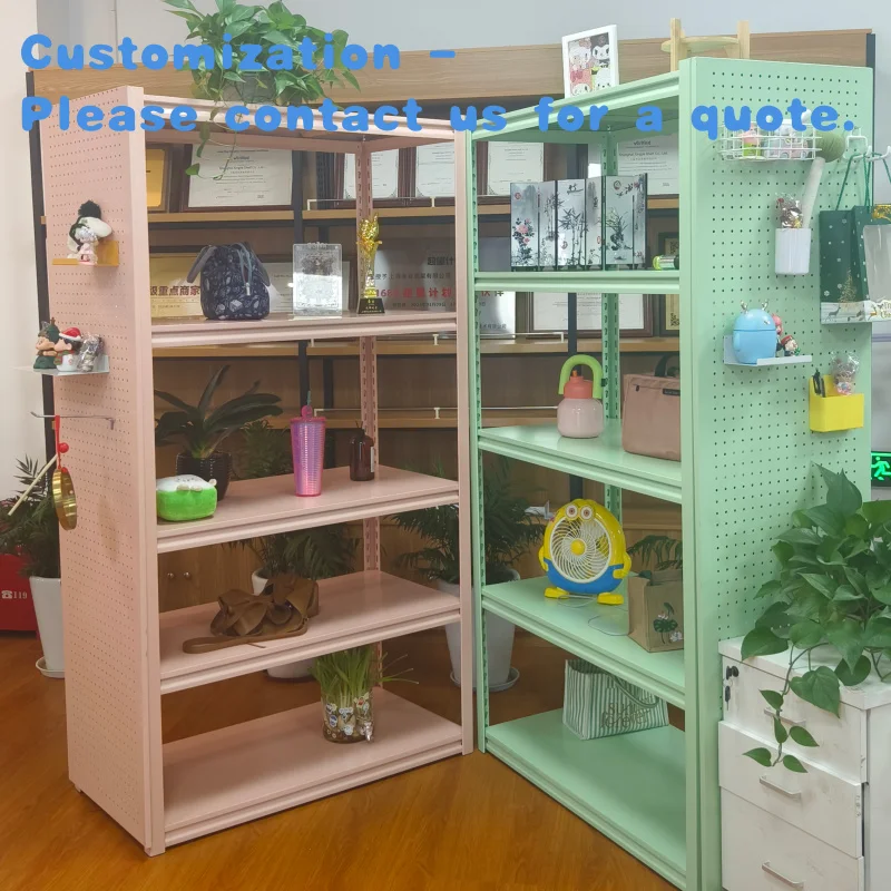 custom.Racks Heavy Duty Supermarket Metallic Shelves Hot Selling