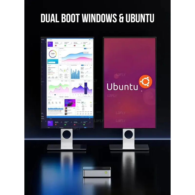 GMKtec G9 Mini PC a 4 alloggiamenti Intel N150 LPDDR5 12GB 64GB eMMC Ubuntu SSD NVMe * 4 Win11 Pro WiFi6 BT5.2 Computer desktop di archiviazione di massa