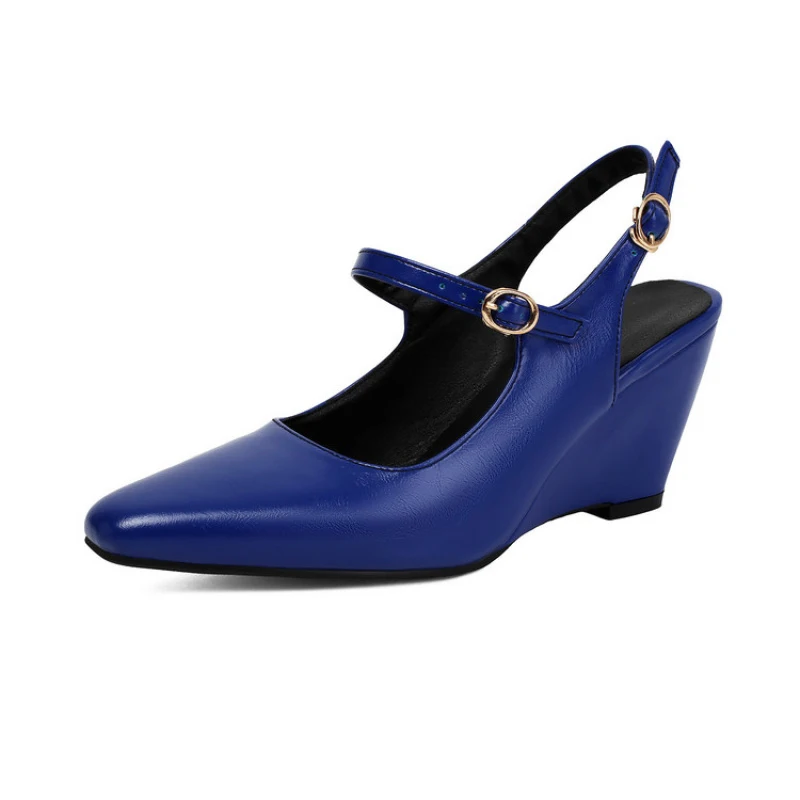 

Big size Ladies' party shoes women's pumps and heels Wedges womens shoes with design simple and elegant Banquets