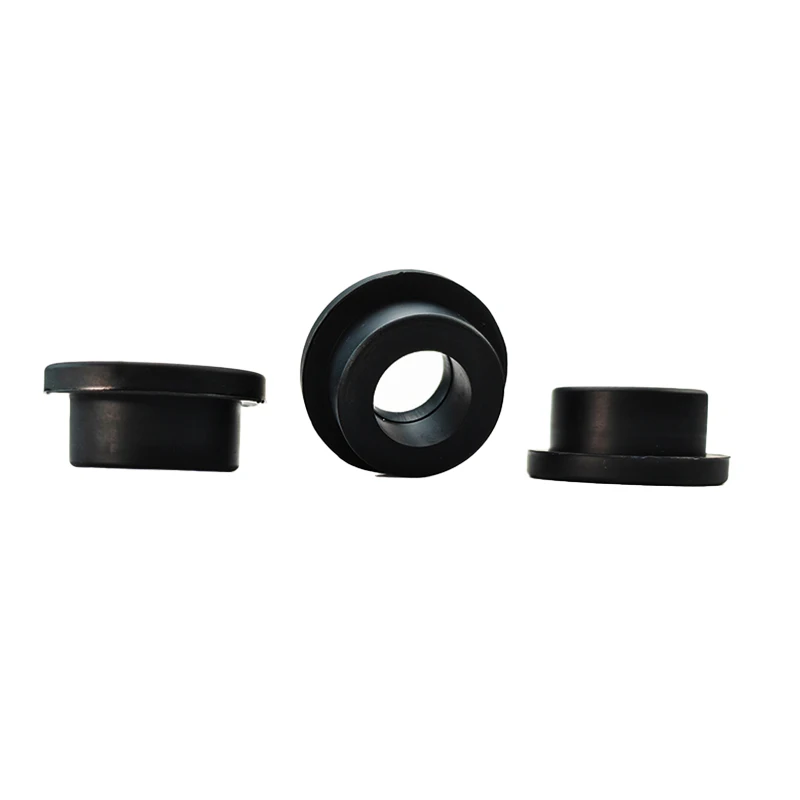 High-Temperature Resistant Soft Silicone T-Shaped Wire Protection Coil / Cable Gland Sealing Ring Hollow Hole Plug