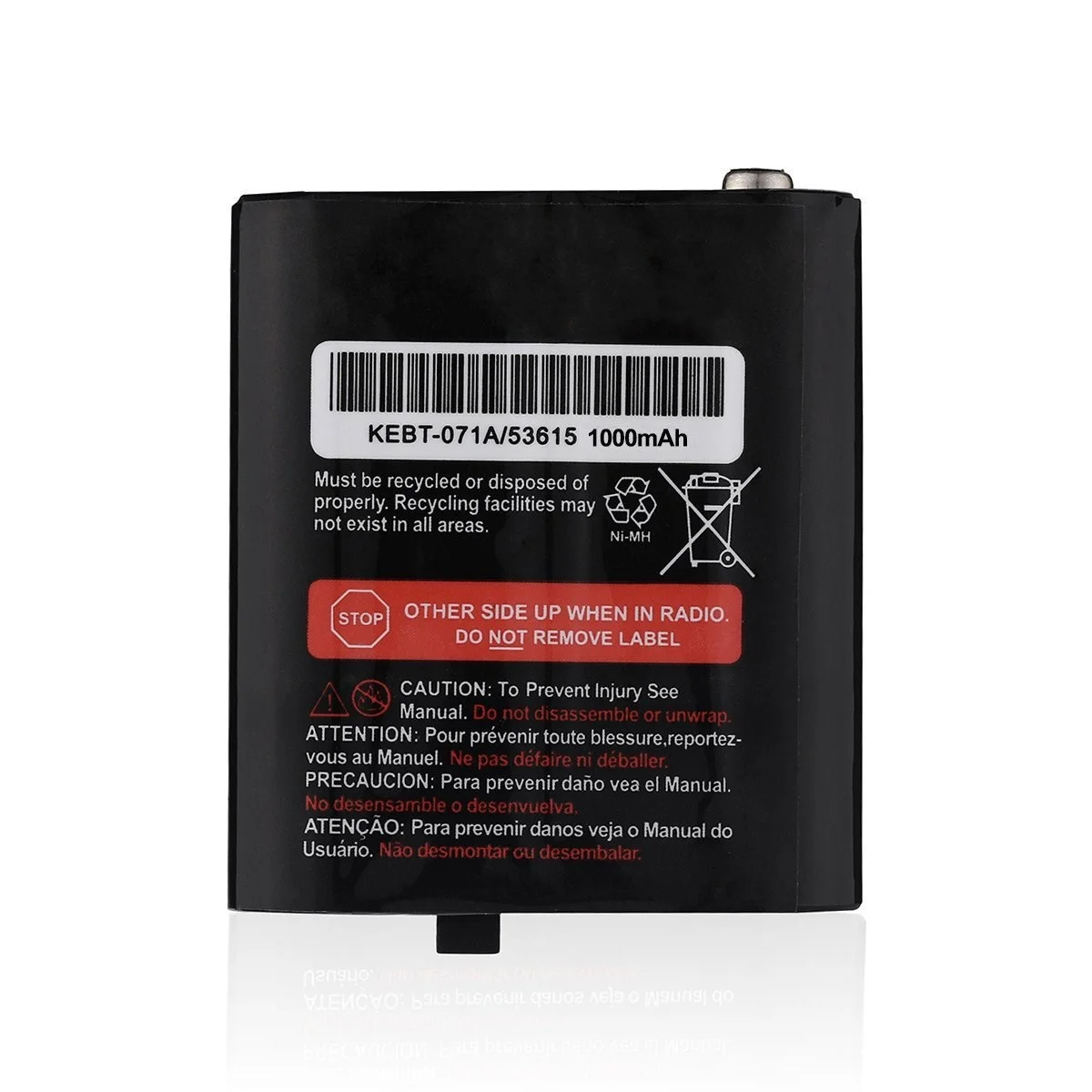 1-5PCS 3.6V 1000mAh Battery For MOTOROLA EM1000 EM1000R KEBT-071 KEBT-071A KEBT-071-B KEBT-071-C KEBT-071-D 53615 FV300 FV500