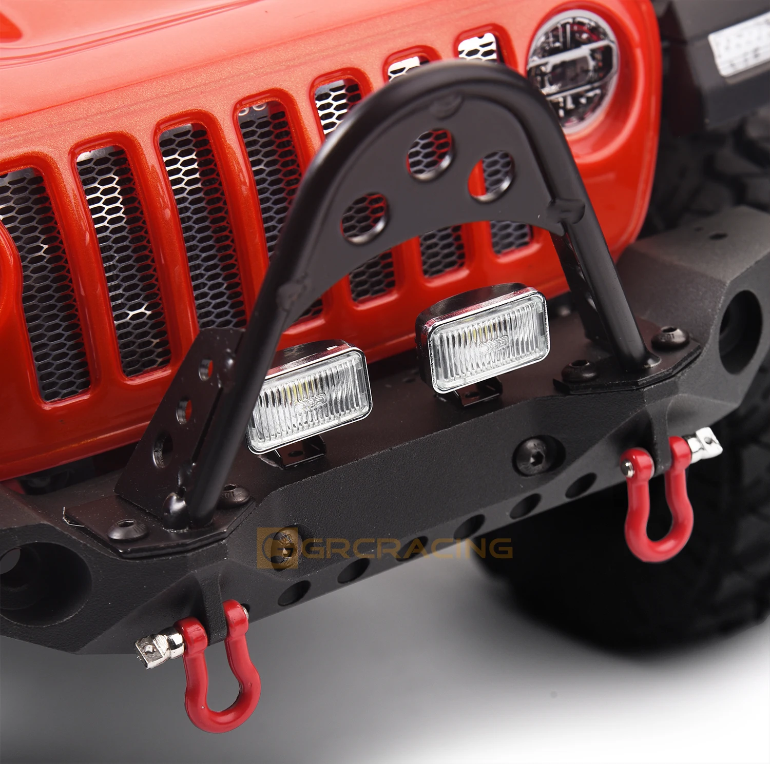 GRC Pro Version Spotlight RC Fernbedienung Modellauto mit galvanisiertem Reflektor Suchscheinwerfer 20 mm rechteckiger Scheinwerfer G157UY – Detail 25