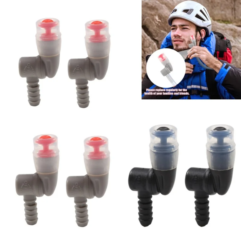 2PCs/Bag Replacement Hydration Bags Bite Valves With Switch Sports Hydration Drink Pack Replacement Bite Valve Nozzle Mouthpiece