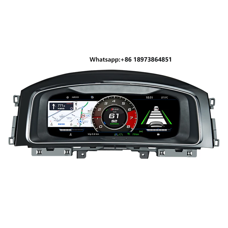 

Linux System 12.3'' Car Virtual Cockpit for VW Golf 7 Car Digital Cluster Instrument