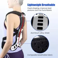 Adjustable Hunchback Orthotic Brace Back Waist Posture Corrector Back Support Corset Shoulder Spine Brace Neck Stretcher