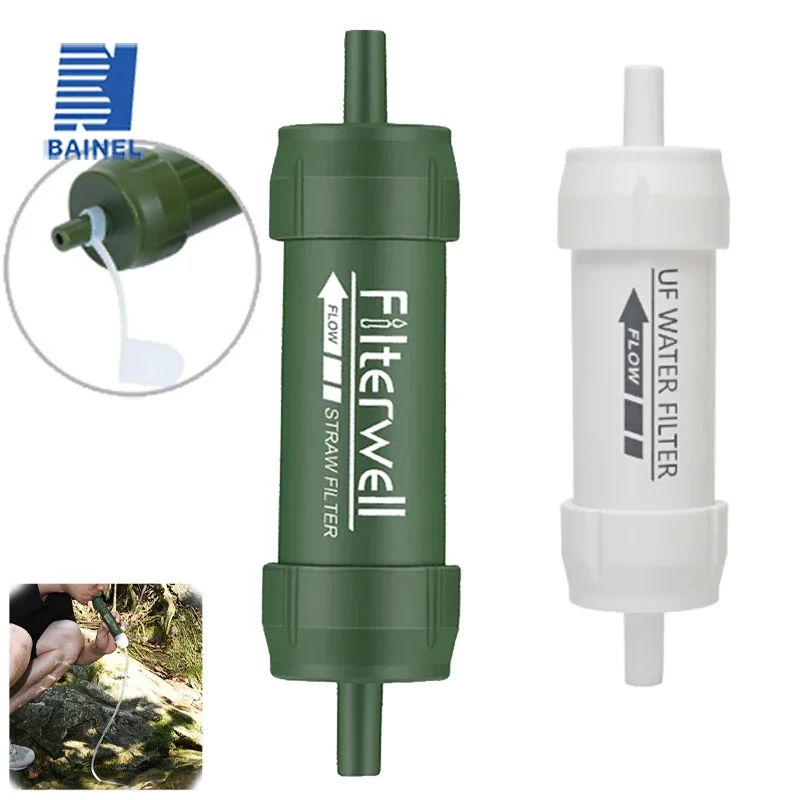 Portable Water Filter Purifier Set for Outdoor Camping Survival Filter Straw for Outdoor Emergency Survival Hiking