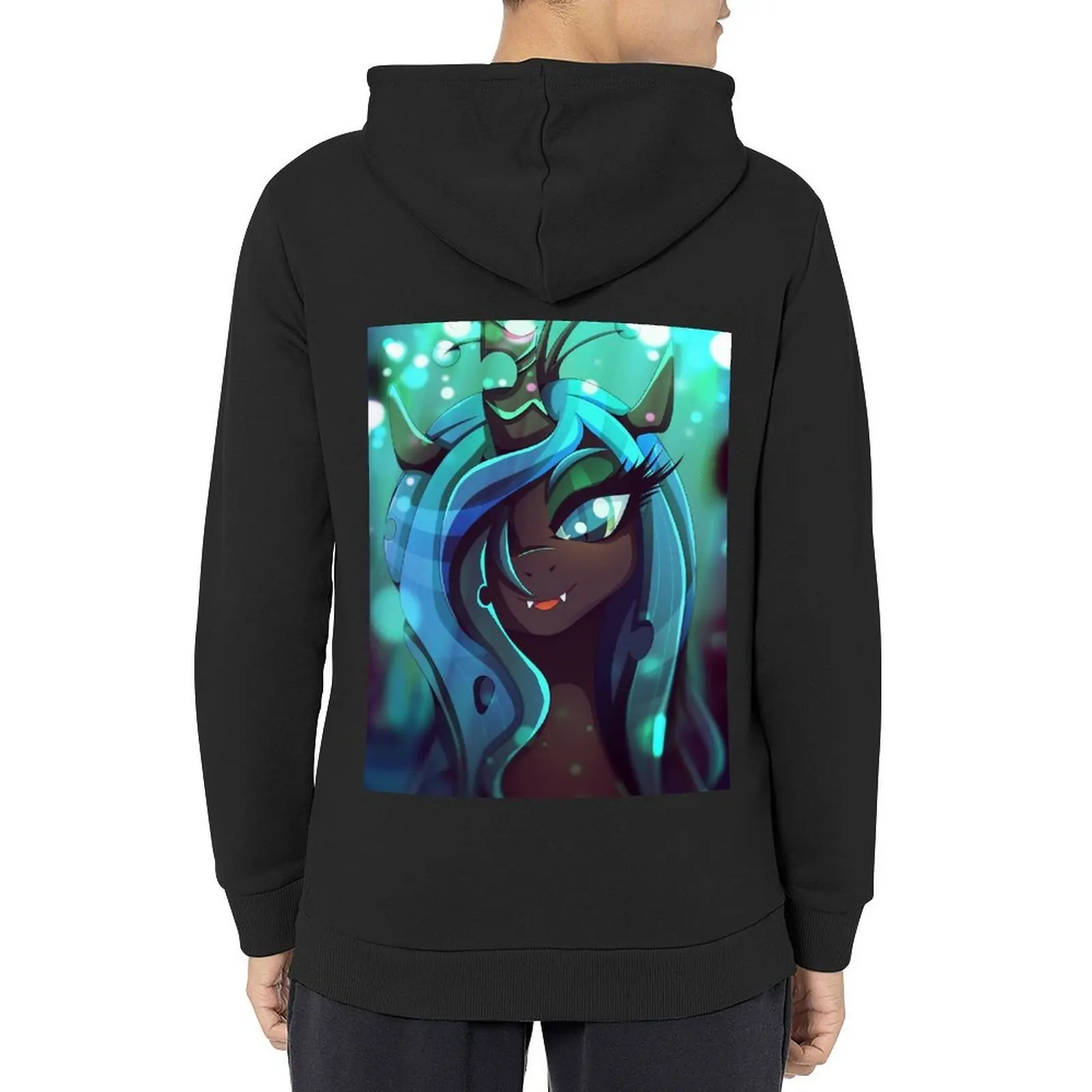 

Queen Chrysalis Hoodie autumn clothes japanese style mens designer clothes male clothes men hoodie