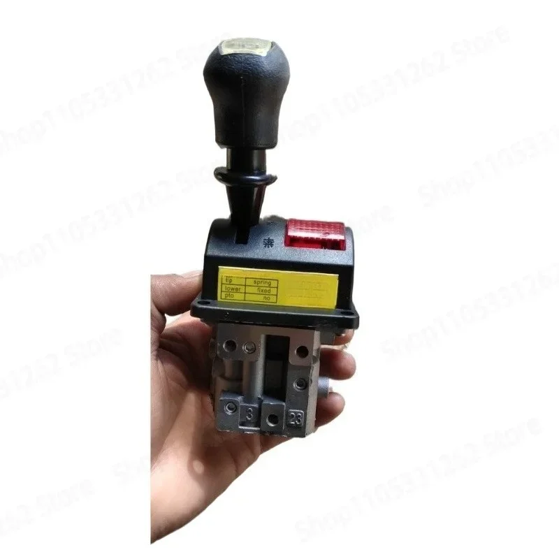 Large Handle Manual Control Valve for Dump Truck Tipper, Pneumatic Operated Directional Control Valve for Fuel Tank and Pump