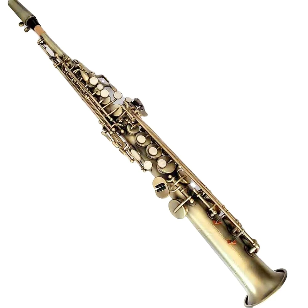 Straight soprano Saxophone  Brass Saxophone