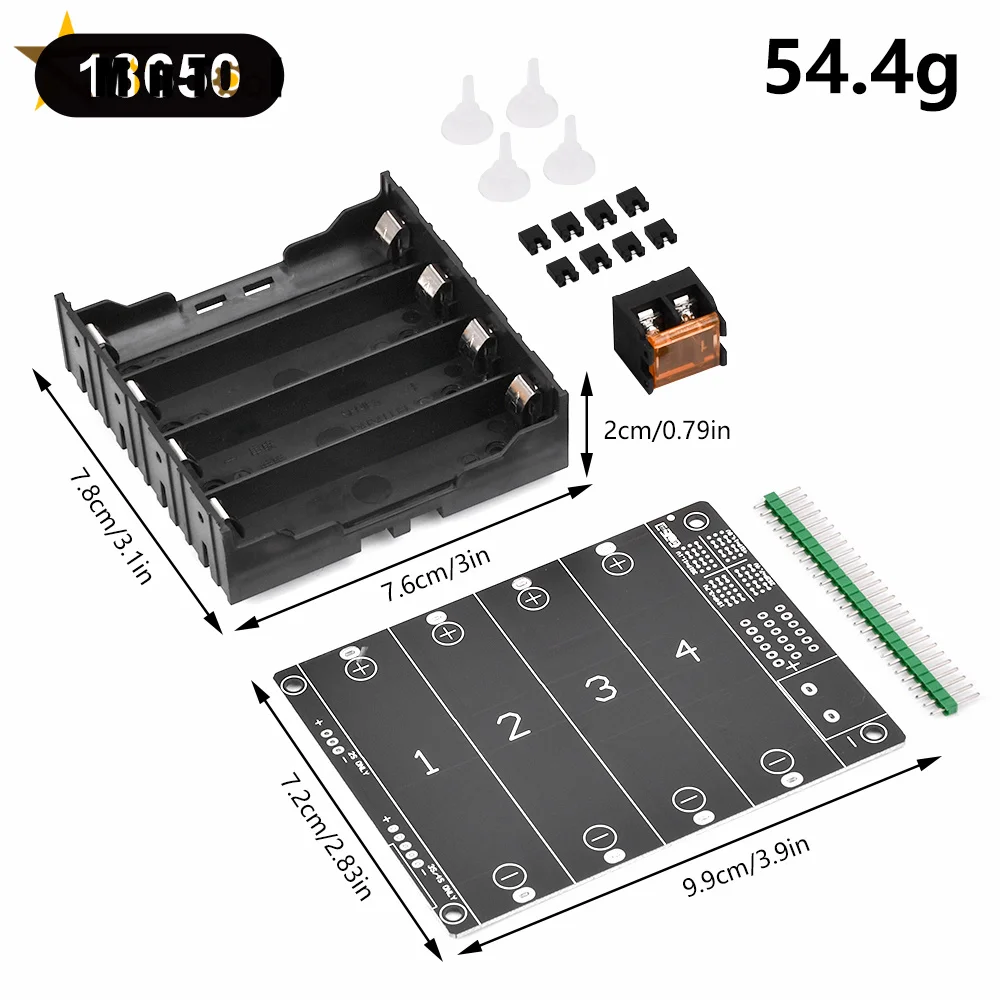 Uchwyt na baterie SMD Pojemnik na baterie 18650 Pojemnik na baterie 4S 21700 DC do ładowarki Akcesoria do elektronarzędzi