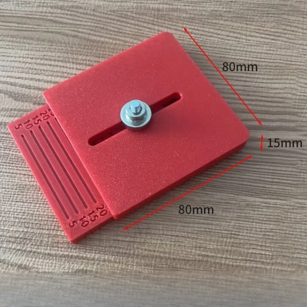 Furniture Film Trimming Tool For Petg Metal Red 8x8x1.5cm For Edge Cutting Cabinet Wardrobe Door Compact Design Accurate Scale S