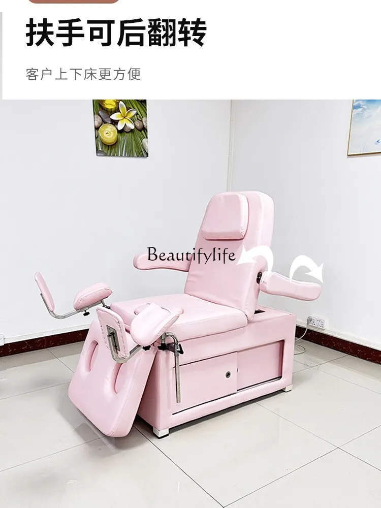 Electric Private Gynecological Examining Table Care Washing Bed