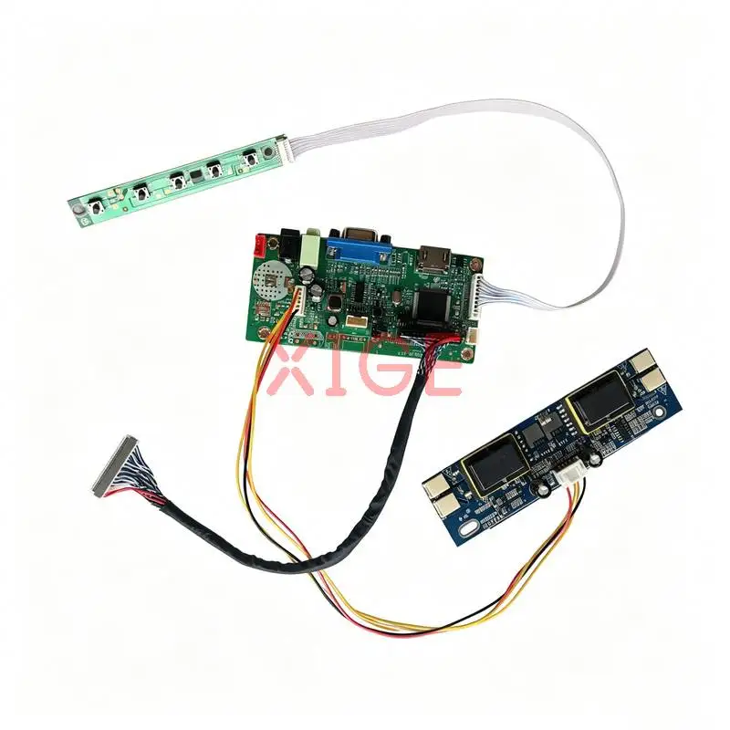 

For M215HW03 CLAA215FA01 M215HW01 M215H1 Monitor Controller Drive Board DIY Kit HDMI+VGA LVDS 30-Pin 1920*1080 1920x1080 4-CCFL