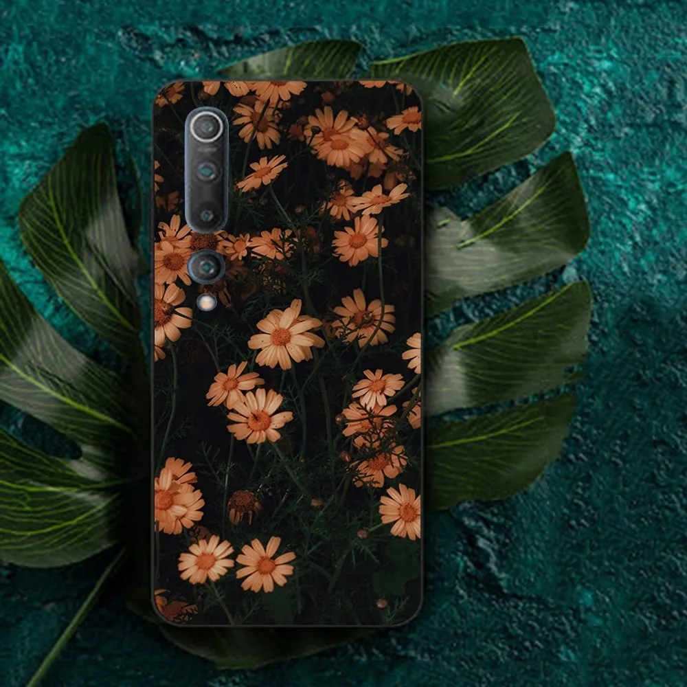 Sunflower Chrysanthemum Phone Case For Redmi Note 4 X 5 A 6 7 8 T 9 9S 10 11 11S 11Epro Poco M3 pro