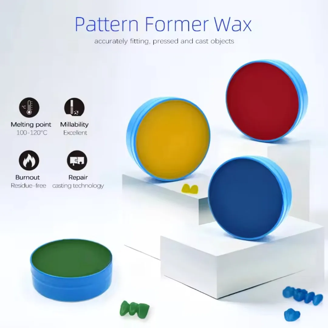 1pc Dental Shaping Wax Dental Restoration Tooth Carving Wax Disc Dental Oral Edge Wax Material Supplie Dentist Tool  Accessories